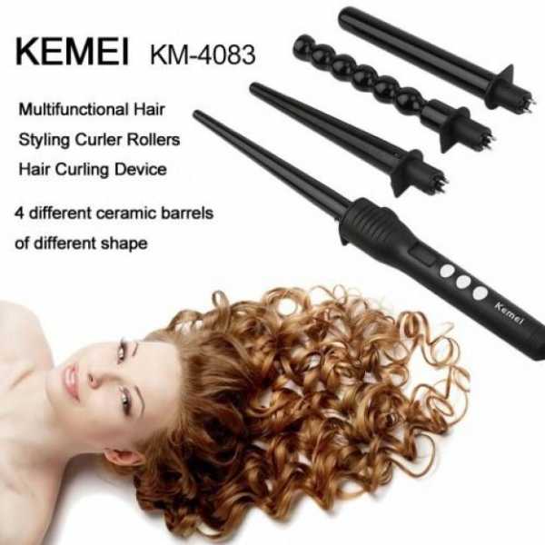 Σίδερο Μαλλιών για 4 Μπούκλες Pro - 4 σε 1 Kemei®